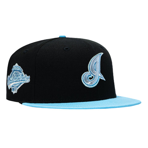 New Era 59Fifty Cleveland Indians 1995 World Series Patch I Hat - Black, Light Blue New Era