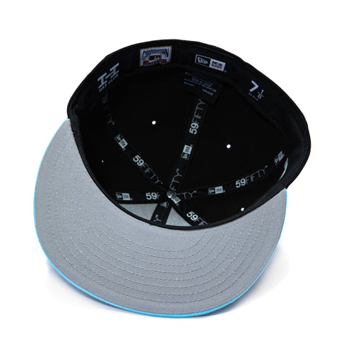 New Era 59Fifty Cleveland Indians 1995 World Series Patch I Hat - Black, Light Blue New Era