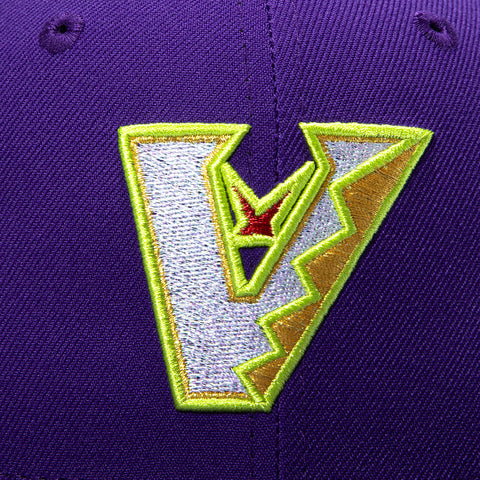 New Era 59Fifty Arizona Diamondbacks 25th Anniversary Patch Upside Down Pink UV Hat - Purple New Era