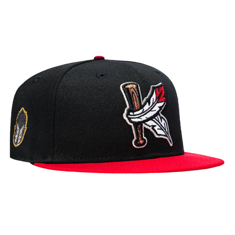 FTRIBE 2TONE KINSTON INDIANS BLK/RED New Era