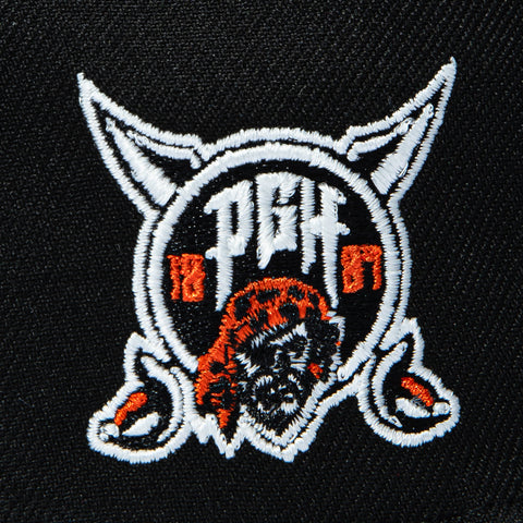 New Era 59Fifty Pittsburgh Pirates 2026 City Connect Patch Orange UV Glow in the Dark Hat - Black New Era