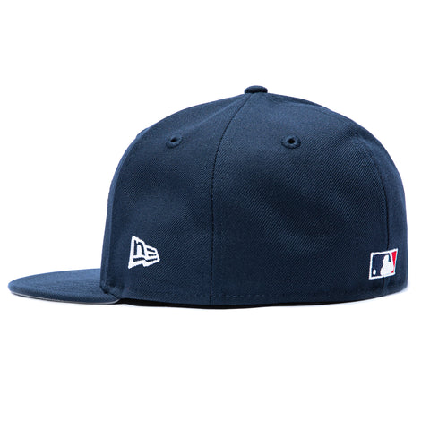 New Era 59Fifty Los Angeles Angels 50th Anniversary Patch Cherub Hat - Navy New Era