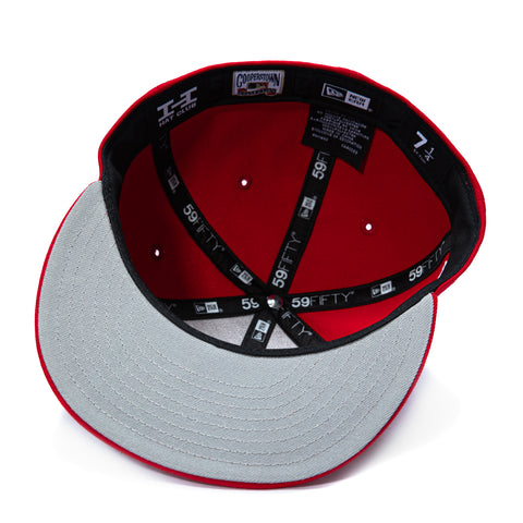 New Era 59Fifty New York Yankees 1996 World Series Patch Lucky Cat Hat - Red New Era