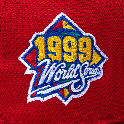 New Era 59Fifty New York Yankees 1996 World Series Patch Lucky Cat Hat - Red New Era