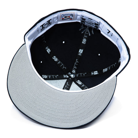 New Era 59Fifty New York Yankees 1999 World Series Patch Kanji Hat - Navy, White New Era
