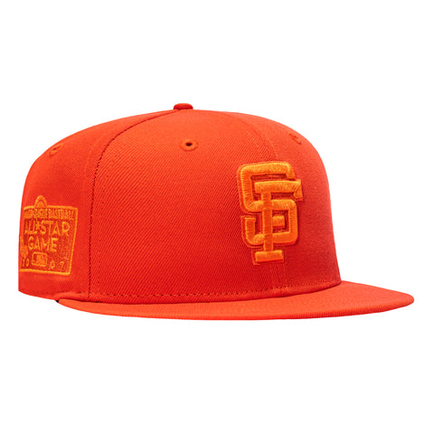 New Era 59Fifty San Francisco Giants 2007 All Star Game Patch Hat - Orange, Light Orange