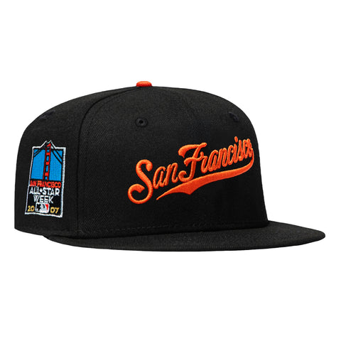 5950 GIANTS ASW07 SCRIPT BLK/ORG New Era