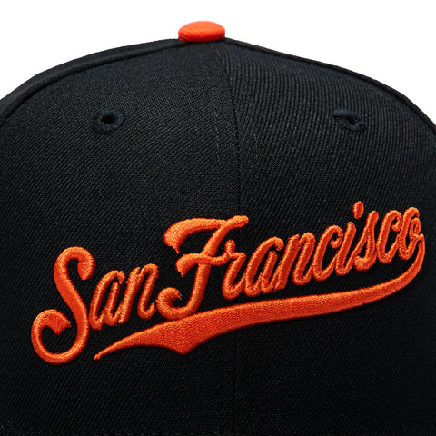 5950 GIANTS ASW07 SCRIPT BLK/ORG New Era