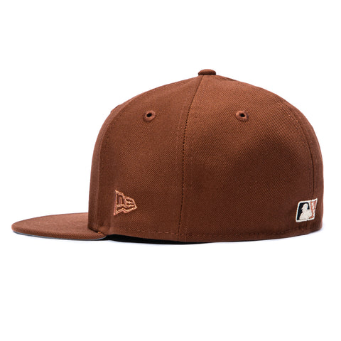 New Era 59Fifty San Jose Giants 50th Anniversary Patch Hat - Brown, Ivory New Era