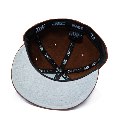 New Era 59Fifty San Jose Giants 50th Anniversary Patch Hat - Brown, Ivory New Era