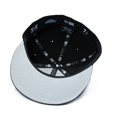 New Era 59Fifty San Jose Giants 60th Anniversary Patch Hat - Black, Metallic Gold New Era
