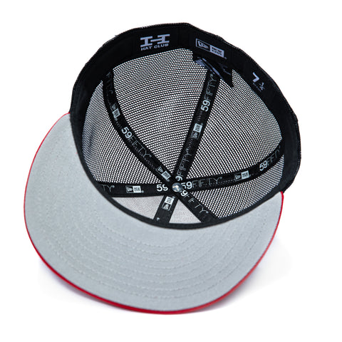 New Era 59Fifty Scottsdale Scorpions Arizona Fall League Patch Rail Hat - Red, Black New Era