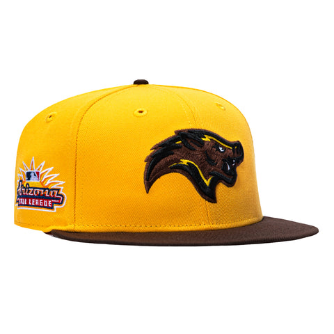 New Era 59Fifty Peoria Javelinas Arizona Fall League Patch Hat - Gold, Brown New Era