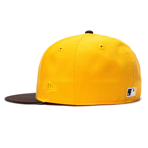 New Era 59Fifty Peoria Javelinas Arizona Fall League Patch Hat - Gold, Brown New Era