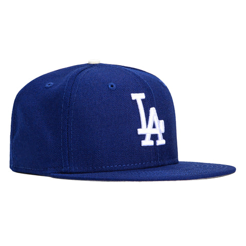 New Era 59Fifty Retro On-Field Los Angeles Dodgers Game Hat - Royal, White