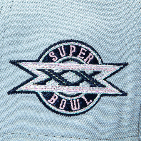 New Era 59Fifty Gibbs x Hat Club Chicago Bears 1985 Super Bowl Patch Da Bears Pink UV Hat - Grey, Navy New Era