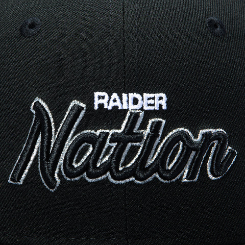 New Era 59Fifty Gibbs x Hat Club Las Vegas Raiders 1976 Super Bowl Patch Nation Hat - Black, Grey New Era