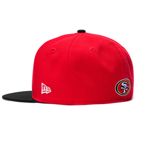 New Era 59Fifty Gibbs x Hat Club San Francisco 49ers 1990 Super Bowl Patch Faithful Hat - Red, Black New Era