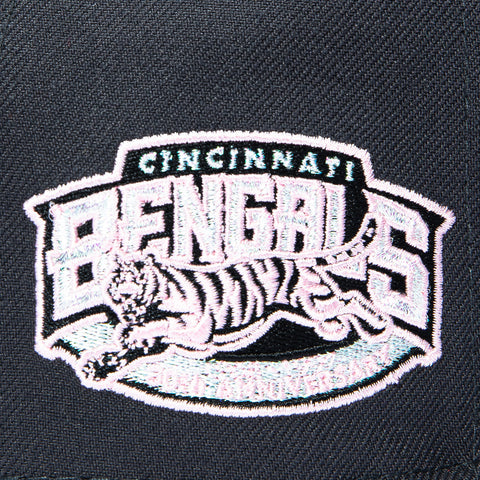 New Era 59Fifty Gibbs x Hat Club Cincinnati Bengals 30th Anniversary Patch Who Dey Hat - Grey, Black New Era