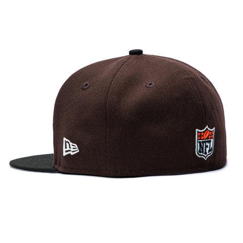 New Era 59Fifty Gibbs x Hat Club Cleveland Browns Dog Patch Dawg Pound Hat - Brown, Black New Era