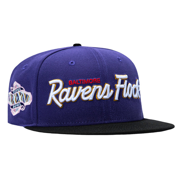 New Era 59Fifty Gibbs x Hat Club Baltimore Ravens 2001 Super Bowl Patc
