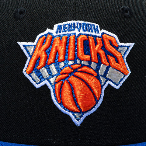 New Era 59Fifty New York Knicks 2026 NBA Champions Patch Hat - Black, Royal New Era