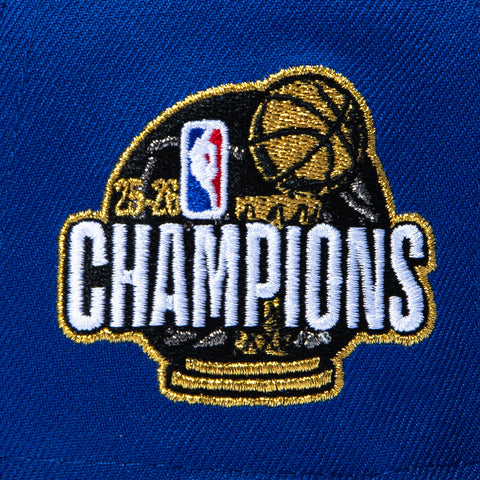 New Era 59Fifty New York Knicks 2026 NBA Champions Patch Hat - Royal, Black New Era