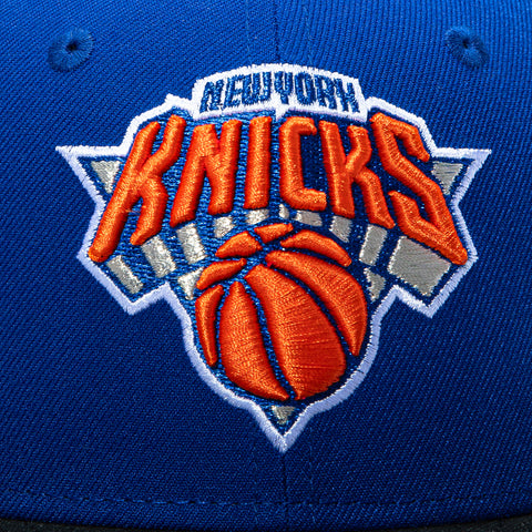 New Era 59Fifty New York Knicks 2026 NBA Champions Patch Hat - Royal, Black New Era