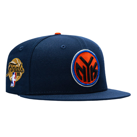 New Era 59Fifty New York Knicks 2026 NBA Finals Patch Token Hat - Navy New Era