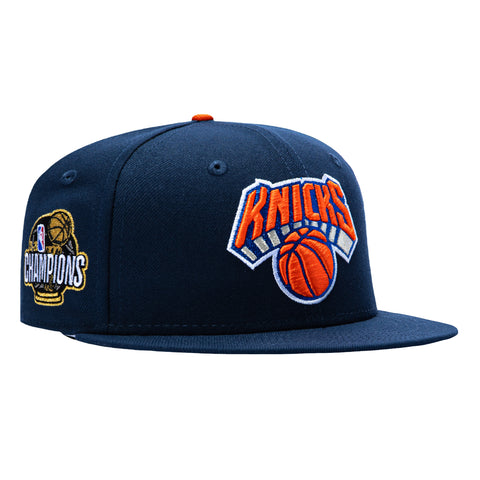 New Era 59Fifty New York Knicks 2026 NBA Champions Patch Hat - Navy New Era