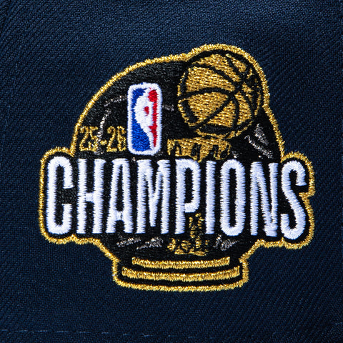 New Era 59Fifty New York Knicks 2026 NBA Champions Patch Hat - Navy New Era