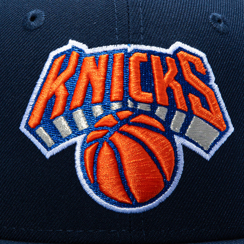 New Era 59Fifty New York Knicks 2026 NBA Champions Patch Hat - Navy New Era