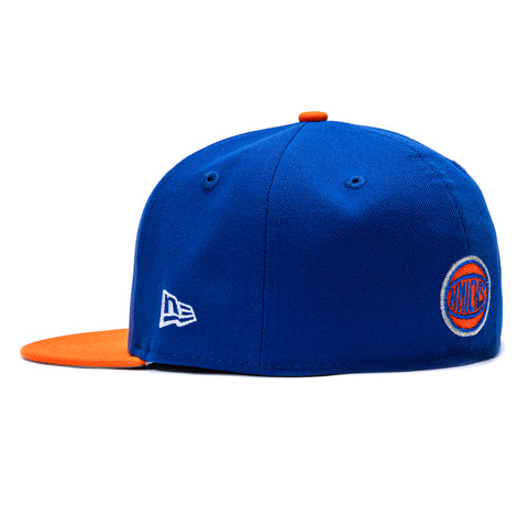 New Era 59Fifty New York Knicks 2026 NBA Champions Patch Hat - Royal, Orange New Era