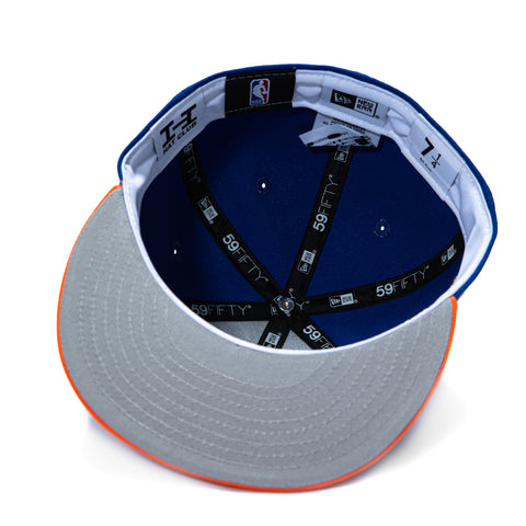 New Era 59Fifty New York Knicks 2026 NBA Champions Patch Hat - Royal, Orange New Era
