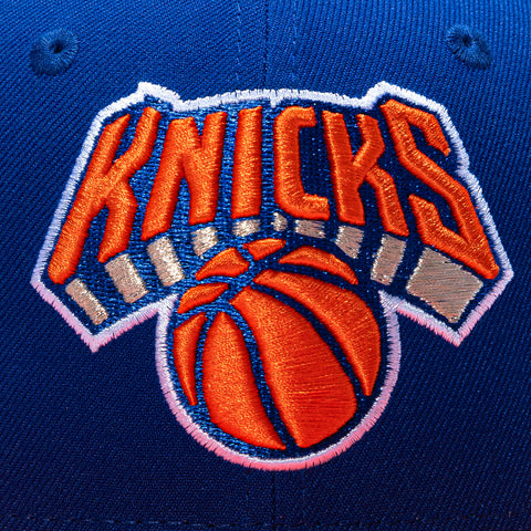 New Era 59Fifty New York Knicks 2026 NBA Champions Patch Hat - Royal, Orange New Era