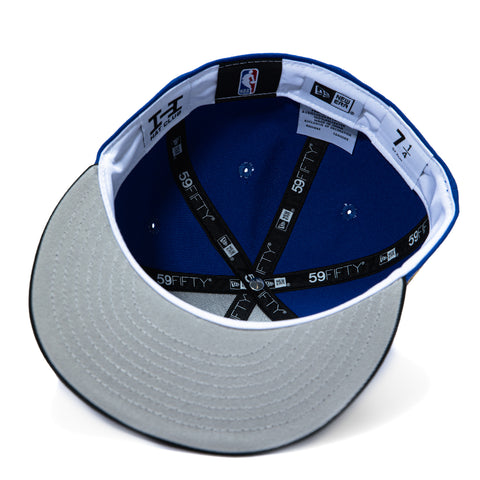 New Era 59Fifty New York Knicks 2026 NBA Champions Patch Arch Bar Hat - Royal, Black New Era