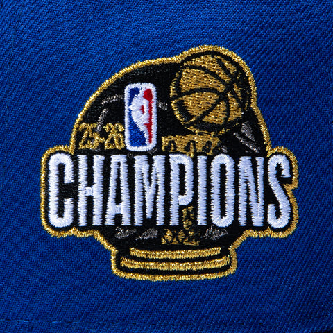 New Era 59Fifty New York Knicks 2026 NBA Champions Patch Arch Bar Hat - Royal, Black New Era