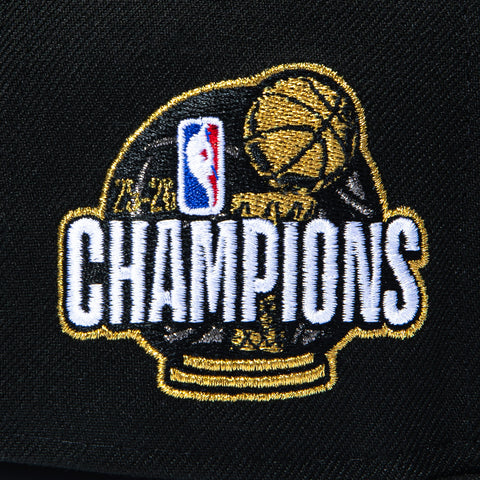 New Era 59Fifty New York Knicks 2026 NBA Champions Patch Token Hat - Black New Era