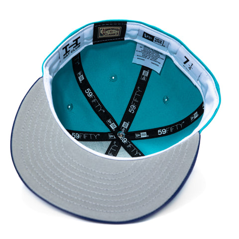New Era 59Fifty New York Knicks 2026 NBA Champions Patch NYK Hat - Teal, Royal New Era