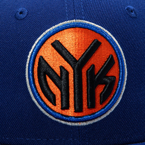 New Era 59Fifty New York Knicks 2026 NBA Champions Patch Token Hat - Royal New Era