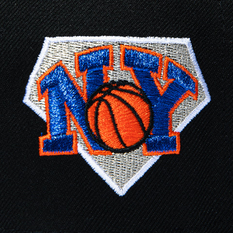 New Era 59Fifty New York Knicks NY Logo Patch 2026 NBA Champions Hat - Black New Era