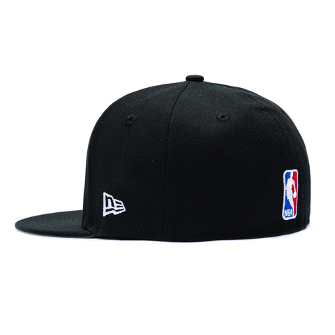 New Era 59Fifty New York Knicks 2026 NBA Champions Patch Neon Hat - Black, Light Orange New Era