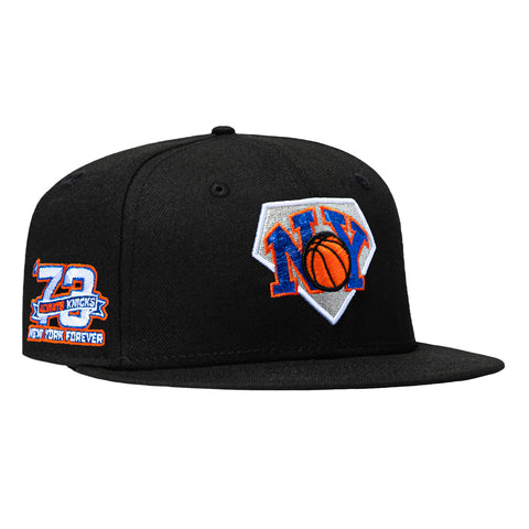 New Era 59Fifty New York Knicks 1973 New York Forever Patch NY Hat - Black New Era