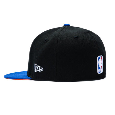 New Era 59Fifty New York Knicks 2026 NBA Champions Patch 1989 Orange UV Hat - Black, Royal New Era