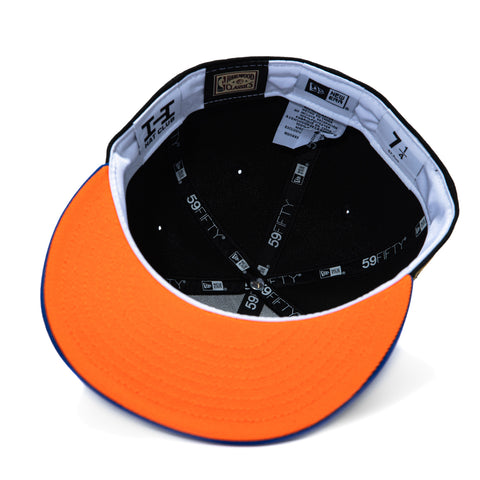New Era 59Fifty New York Knicks 2026 NBA Champions Patch 1989 Orange UV Hat - Black, Royal New Era