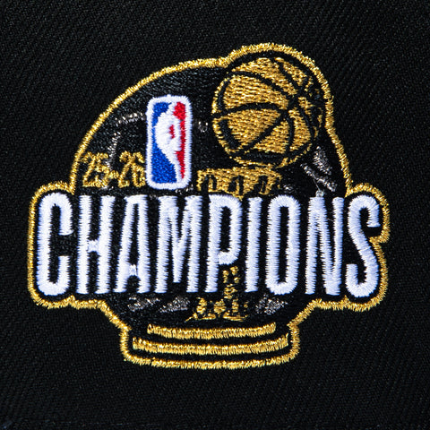 New Era 59Fifty New York Knicks 2026 NBA Champions Patch 1989 Orange UV Hat - Black, Royal New Era