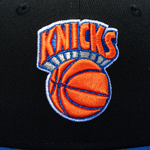 New Era 59Fifty New York Knicks 2026 NBA Champions Patch 1989 Orange UV Hat - Black, Royal New Era