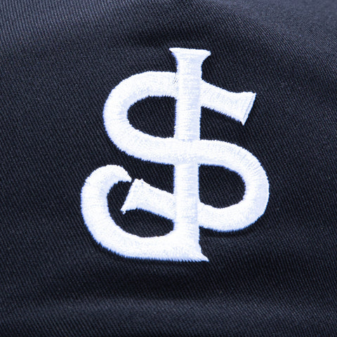 New Era 19Twenty San Jose Giants 50th Anniversary Patch Snapback Pre-Curved Hat - Navy, White New Era