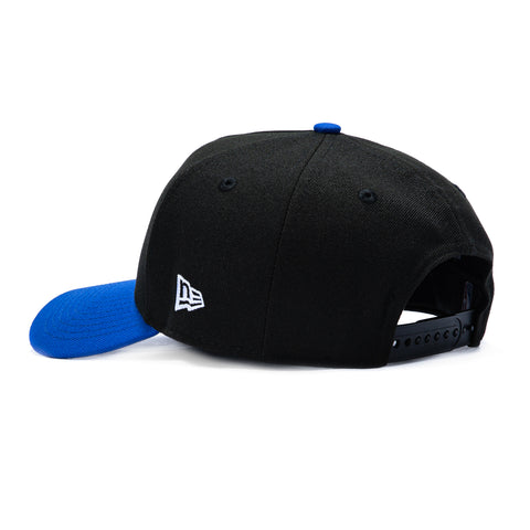 New Era 9Forty A-Frame New York Knicks 2026 NBA Champions Patch Snapback Hat - Black, Royal New Era