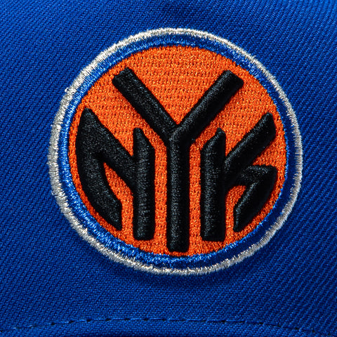 New Era 9Forty A-Frame New York Knicks 2026 NBA Champions Patch Token Snapback Hat - Royal New Era